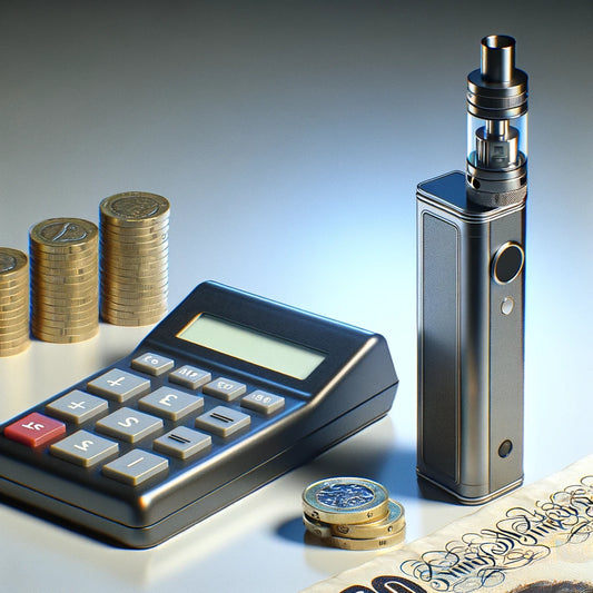 Vape tax being calculated for a customer