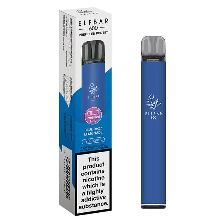 Blue Razz Lemonade EB600 Prefilled Vape Kit by Elf Bar