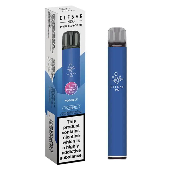 Mad Blue EB600 Prefilled Vape Kit by Elf Bar