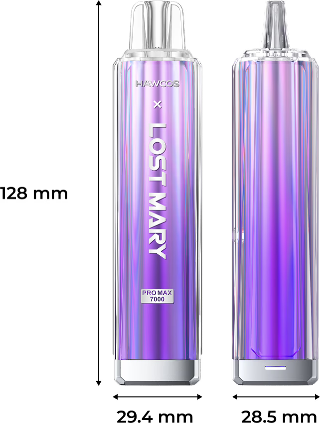 Blue Razz Cherry Pro Max 7000 Prefilled Vape Kit by Hawcos X Lost Mary