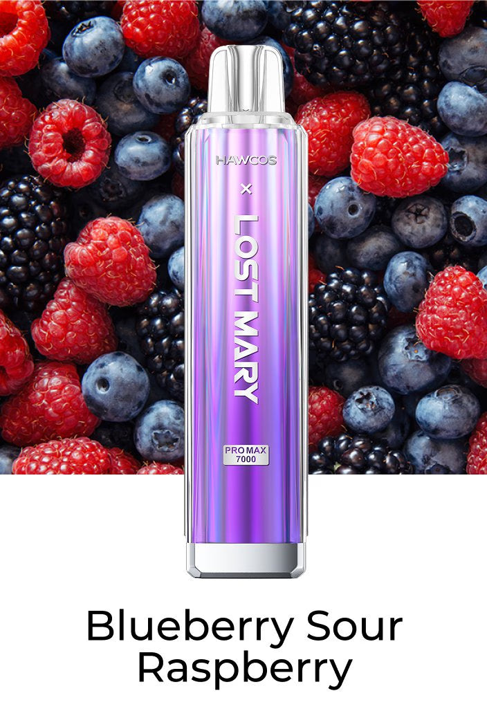 Box of 5 Pro Max 7000 Prefilled Vape Kit by Hawcos X Lost Mary