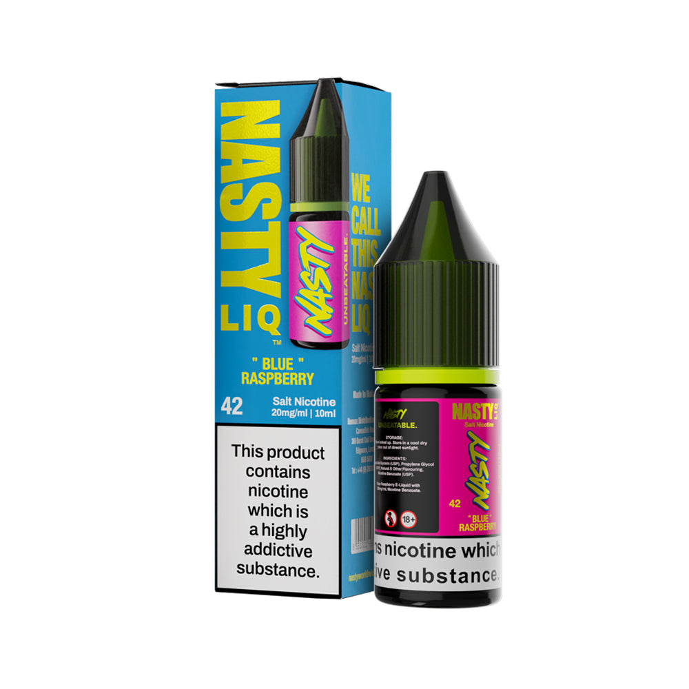 Blue Raspberry Nasty Liq Nic Salts by Nasty Juice