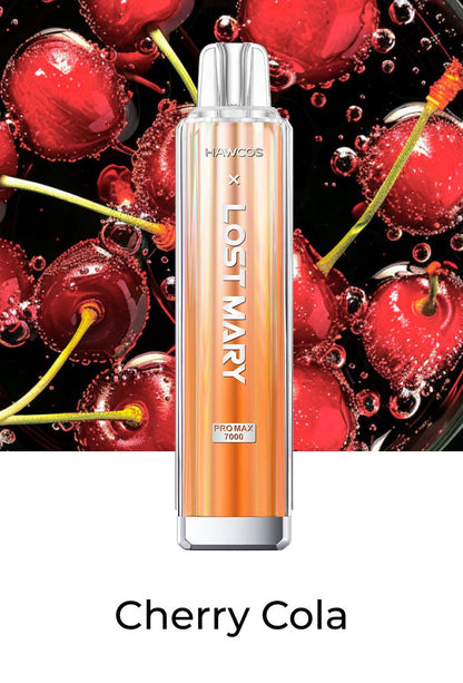 Box of 5 Pro Max 7000 Prefilled Vape Kit by Hawcos X Lost Mary