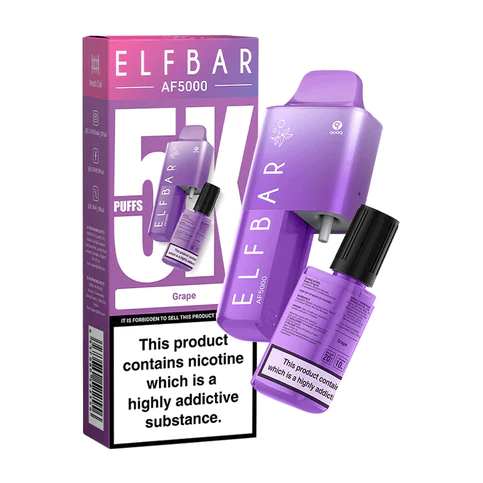 Grape AF5000 Elf Bar Disposable Vape