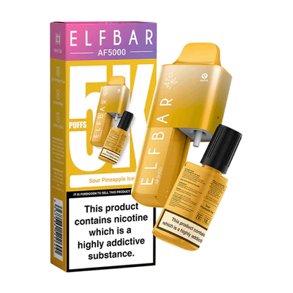 Sour Pineapple Ice AF5000 Elf Bar Disposable Vape