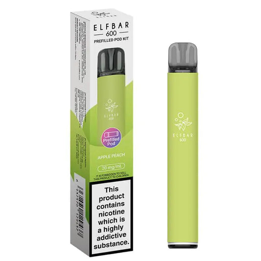 Apple Peach EB600 Prefilled Vape Kit by Elf Bar