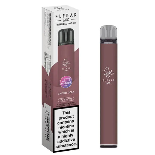 Cherry Cola EB600 Prefilled Vape Kit by Elf Bar