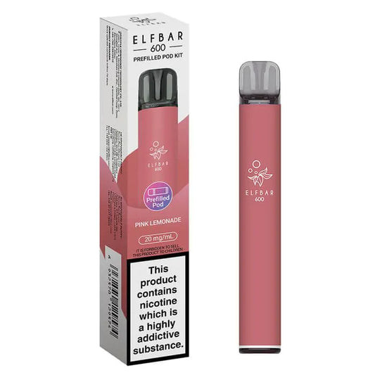Pink Lemonade EB600 Prefilled Vape Kit by Elf Bar