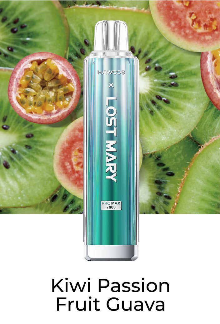 Box of 5 Pro Max 7000 Prefilled Vape Kit by Hawcos X Lost Mary