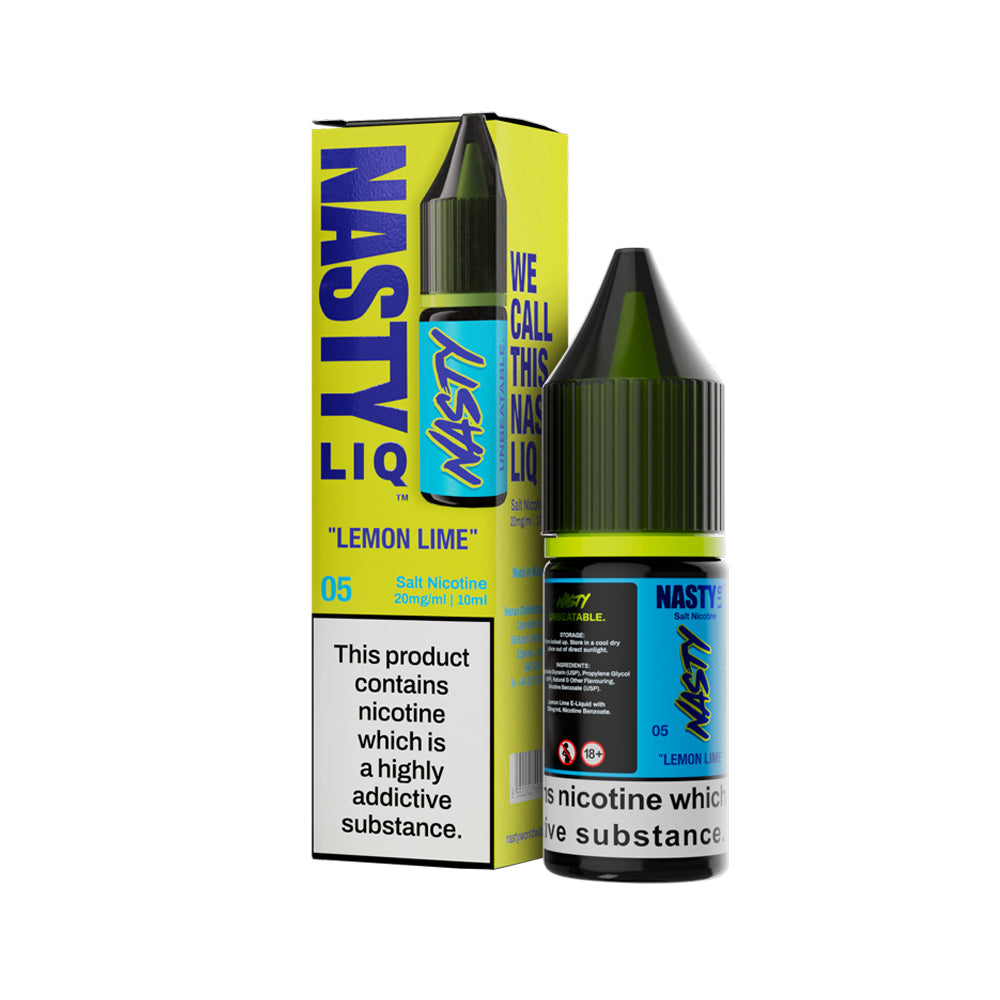 Lemon Lime Nasty Liq Nic Salts by Nasty Juice