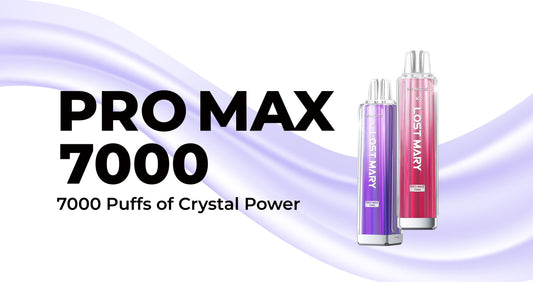 Box of 5 Pro Max 7000 Prefilled Vape Kit by Hawcos X Lost Mary