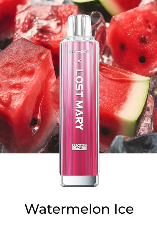 Watermelon Ice Pro Max 7000 Prefilled Vape Kit by Hawcos X Lost Mary