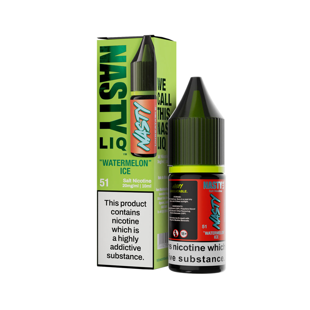 Watermelon Ice Nasty Liq Nic Salts by Nasty Juice